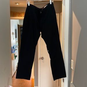 Black Volcom Frickin Modern Stretch Pants